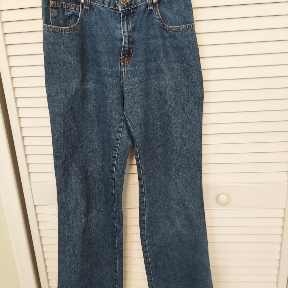 VINTAGE Hydraulic Women's Boot Cut Denim Jeans in Medium Blue